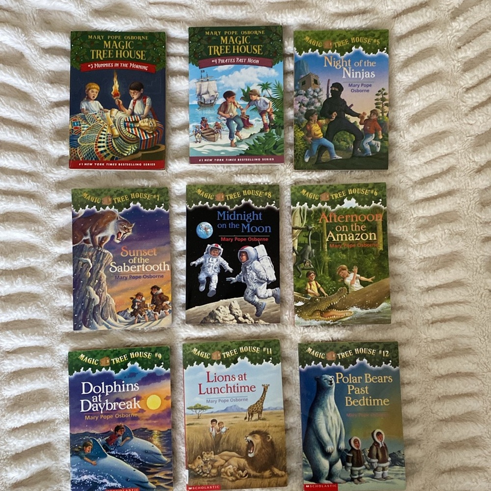 Magic Tree House Bundle of 9 Books Excellent condition
